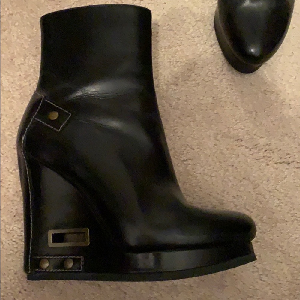 Jil Sander wedge boots